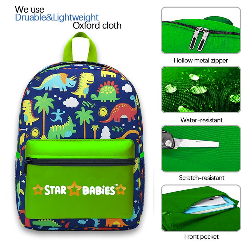 STAR BABiES أطفال النجوم - حقيبة مدرسية وعلبة غداء بنتو مجموعة - غابة - 2 قطع - Image 4