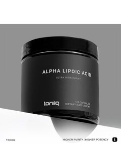 Toniiq 1000 Mg Ultra High Strength Alpha Lipoic Acid Capsules 120 Capsules Ala Supplement  - Image 3