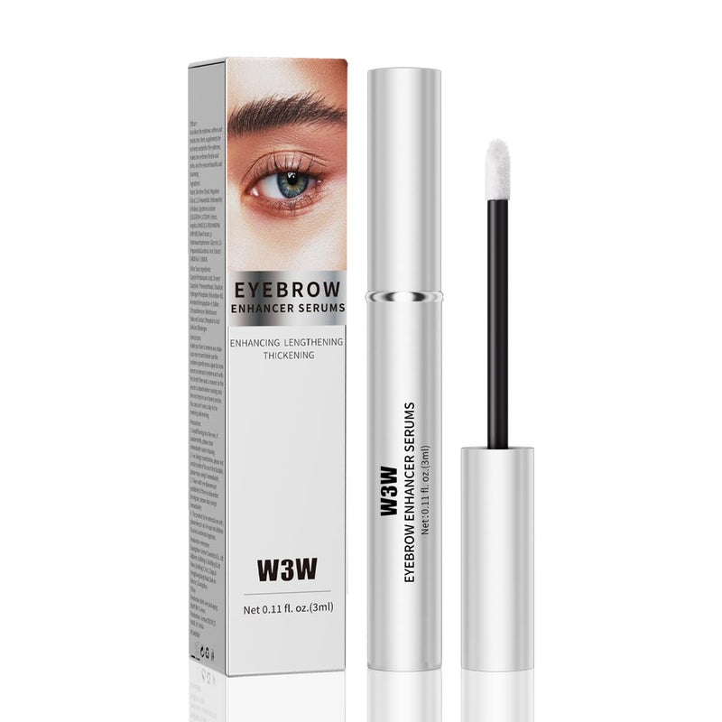 W3W Eyebrow Growth Serum For Longer Fuller Thicker EyebrowsLash Serum For Sensitive3mL - Image 1