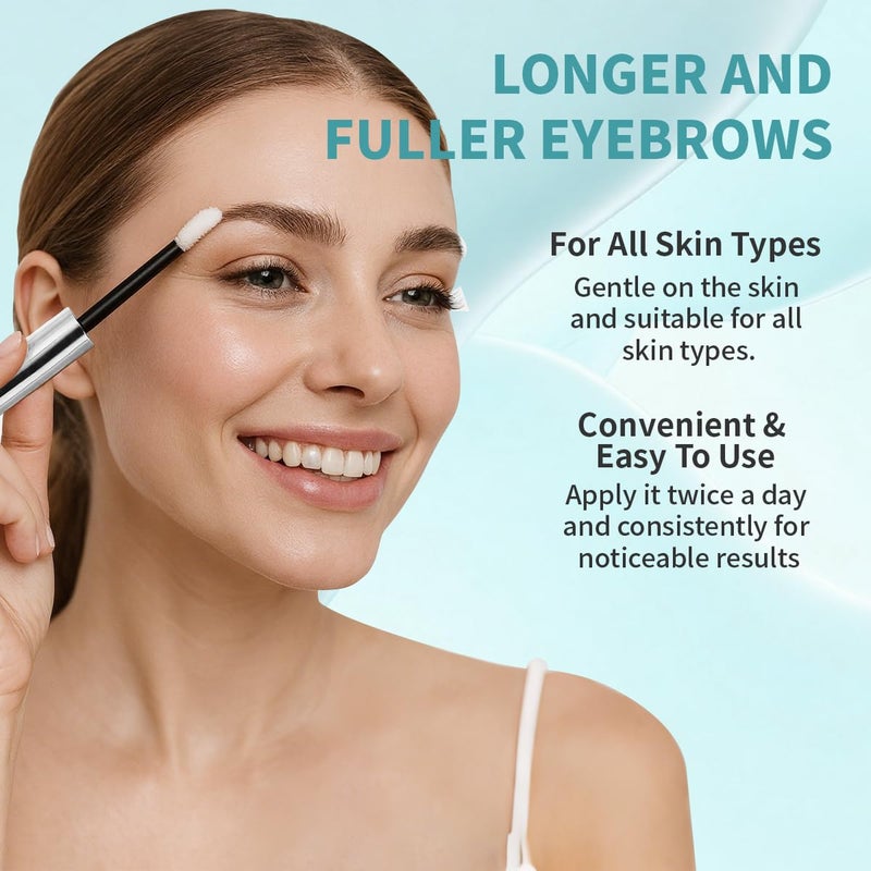 W3W Eyebrow Growth Serum For Longer Fuller Thicker EyebrowsLash Serum For Sensitive3mL - Image 3