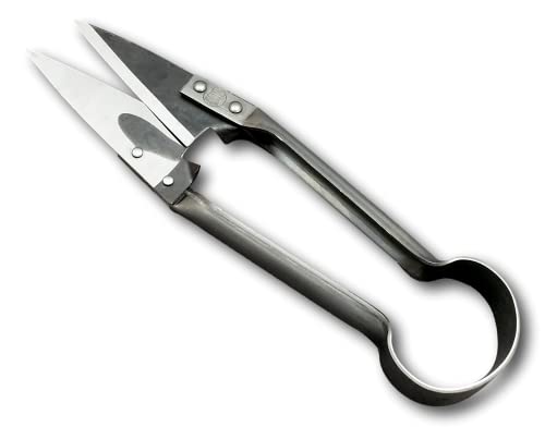 Due Buoi Single Bow Straight Sheep Shears DB 160/25-2" 1/3 The Shortest Blade Length - 10" Total Length - Image 5
