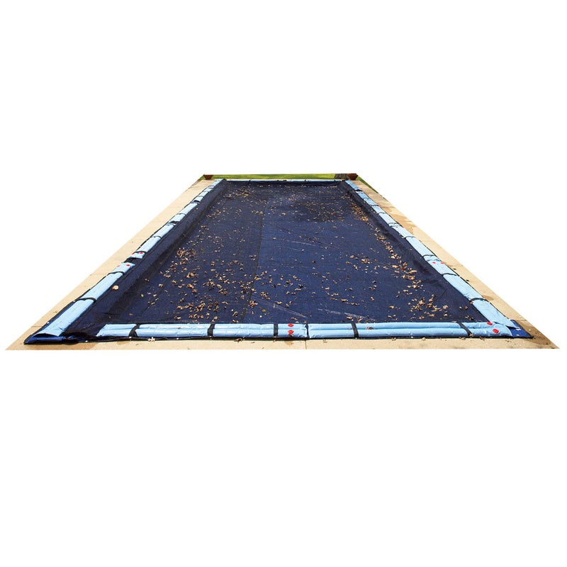 Blue Wave BWC570 25ft x 45ft Rectangular Leaf Net In Ground Pool CoverBlack