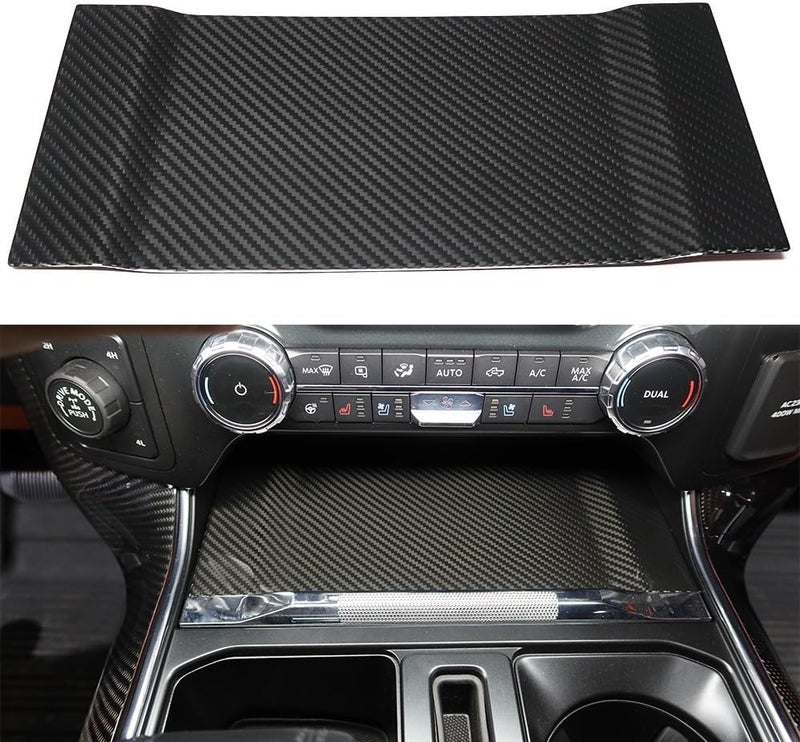 Jogon Genuine Carbon Fiber Wireless Charging Cover Trim for Ford F-150 Raptor 2021-2023 - Image 2
