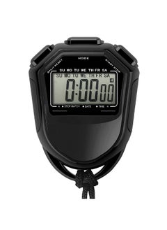 Waterproof Stopwatch Digital Handheld LCD Timer Chronograph Sports Counter with Strap for Swimming Running Football Training