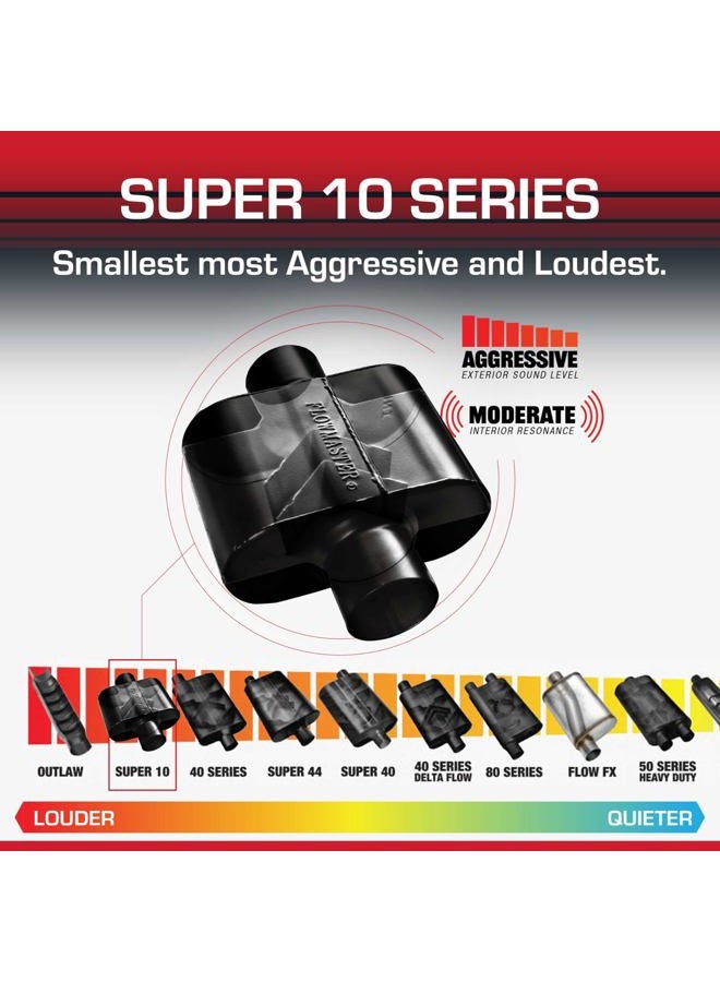 FLOWMASTER 842515 Super 10 Series Chambered Muffler - Image 3