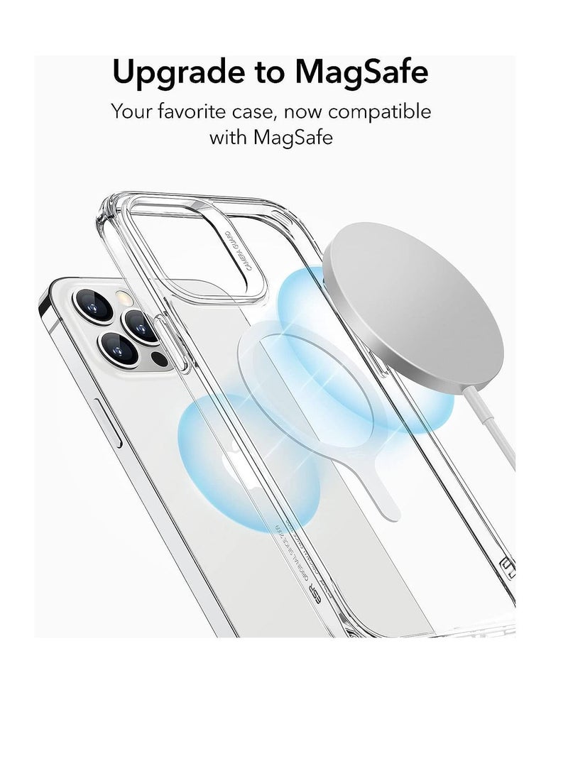 ESR - MagSafe Ring 360 MagSafe Magnet Universal Magnetic Conversion Kit for iPhone 14/13/12/11/X Series Galaxy S23/S22/S21/20 and More 2 Pack MagSafe Accessories White - Image 1