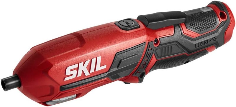 SKIL 4V Pivot Grip Rechargeable Cordless Screwdriver, Includes 9pcs Bit, 1pc Bit Holder, USB Charging Cable - SD561802 - Image 3