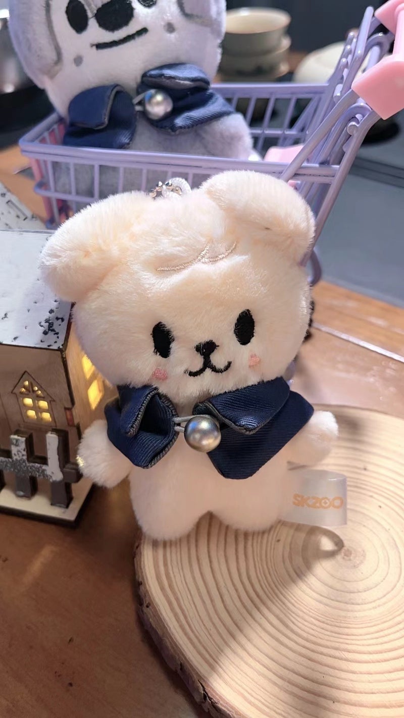 in stock SKZ Street Children Key Doll Han Zhi City Magic School Doll Clothes Keychain Small Doll Mi Dog Skirt Keychain