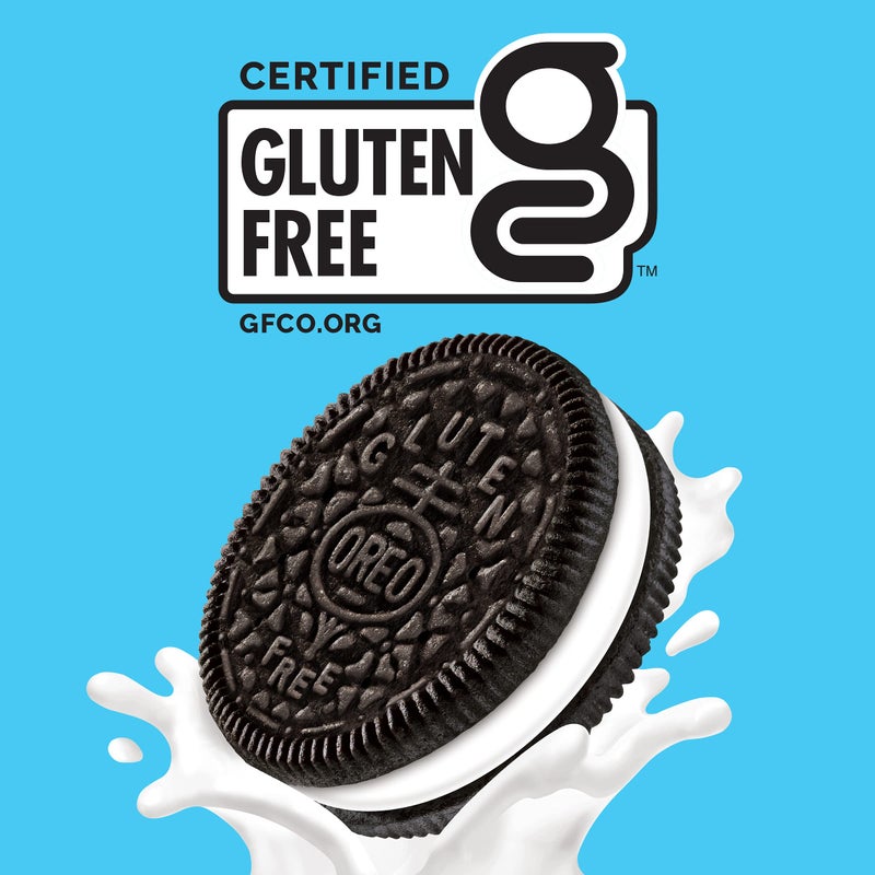 OREO Double Stuf Gluten Free Chocolate Sandwich Cookies, Gluten Free Cookies, 12.47 oz Packs - Image 3