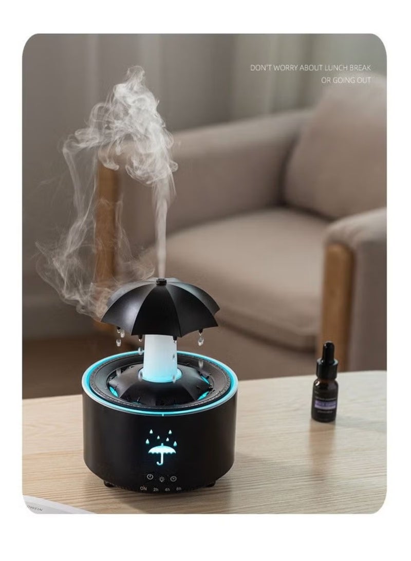 GENNEXT 2-in-1 Rotating Umbrella Humidifier & Aromatherapy Scent Diffuser – USB Portable Mini Air Humidifier with LED Light for Home, Office, Bedroom, and Study – Quiet Mist Maker for Relaxation & Moisturized Air - Image 4