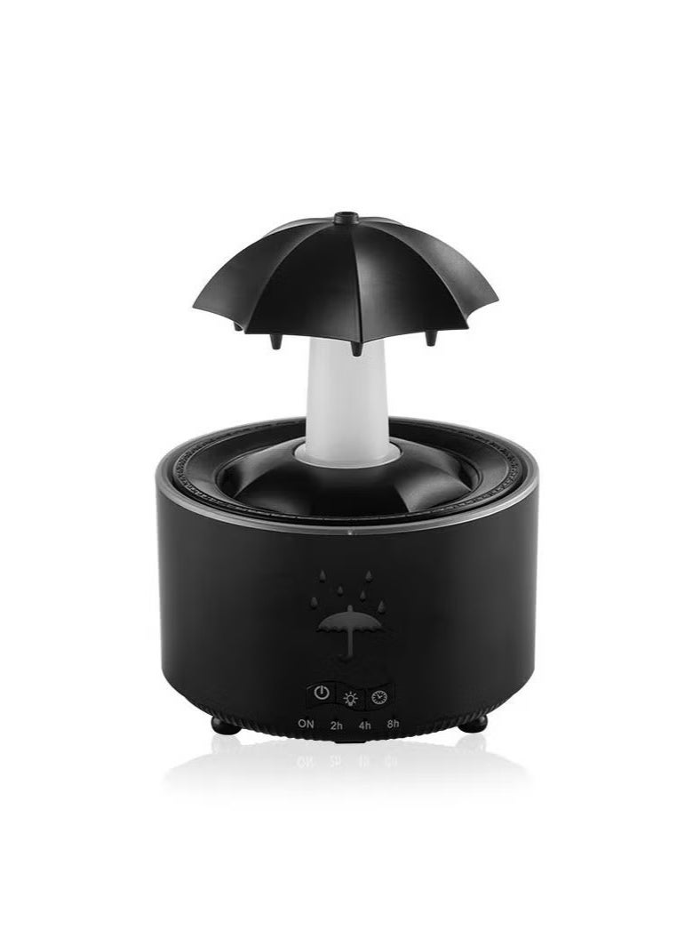 GENNEXT 2-in-1 Rotating Umbrella Humidifier & Aromatherapy Scent Diffuser – USB Portable Mini Air Humidifier with LED Light for Home, Office, Bedroom, and Study – Quiet Mist Maker for Relaxation & Moisturized Air - Image 1