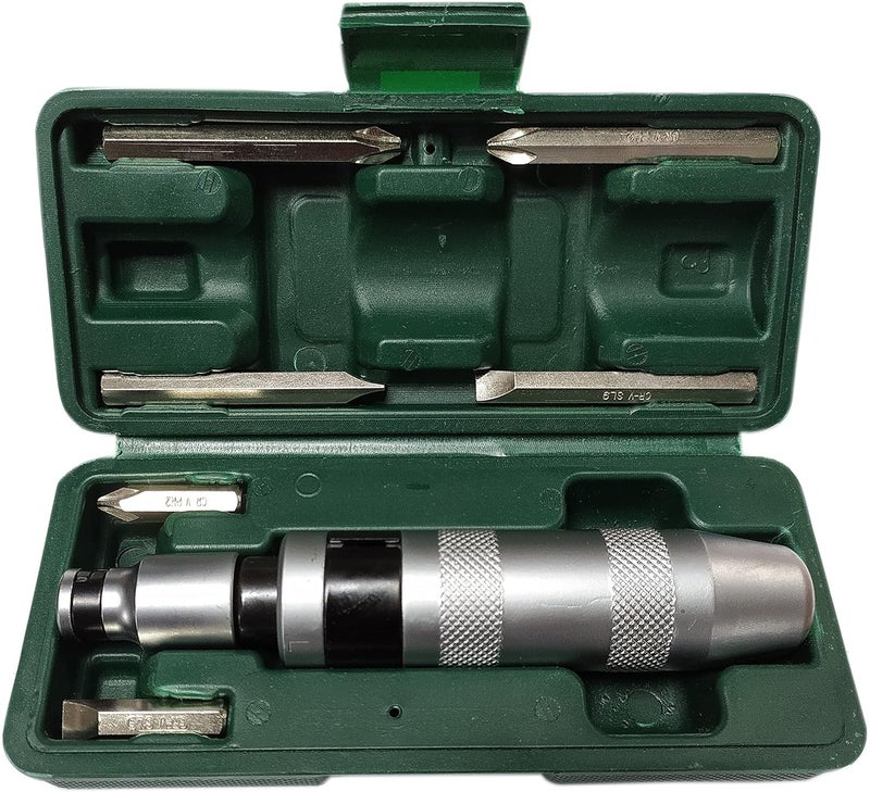 Inditrust 7Pcs Impact Screwdriver Set Multi-Purpose Chrome Vanadium Steel Portable Screw Driver Chisel Bits Professional Tools - Image 1