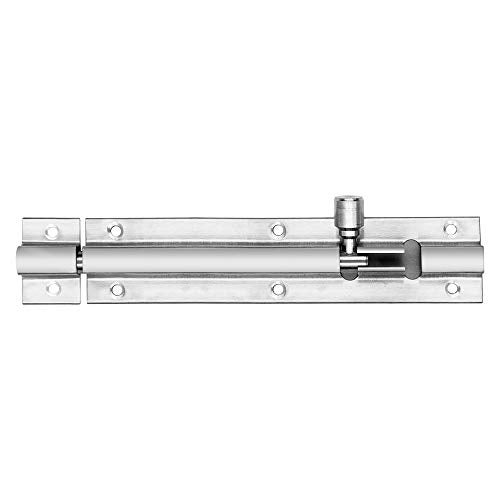 Atlantic Morden Plain Tower Bolt 6 inch (Stainless Steel, Two Tone Silver, Pack of 2 Piece) - Image 2