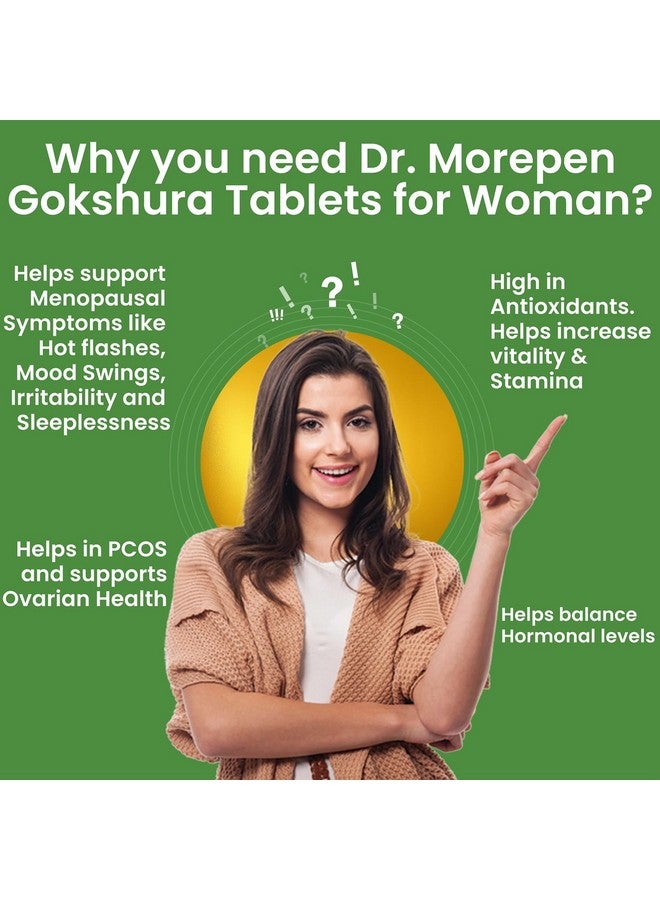 Dr. Morepen أقراص د. موريبين غوكشورا | 1000 ملغ تريبولوس تيرستريس | الرفاهية العامة للرجال والنساء - (60 كبسولة نباتية) - Image 4