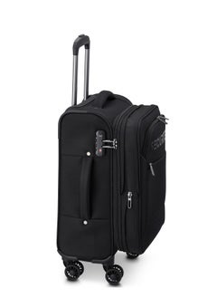 DELSEY Securitech By Delsey Vanguard Expendable Double wheel cabin trolley luggage bag 55cm Black  - Image 3