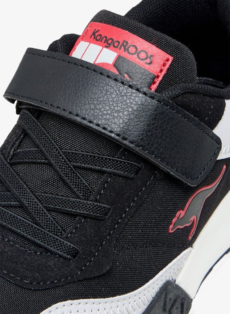 kangaROOS Boys' Colourblock Sports Shoes with Hook and Loop Closure - Image 4