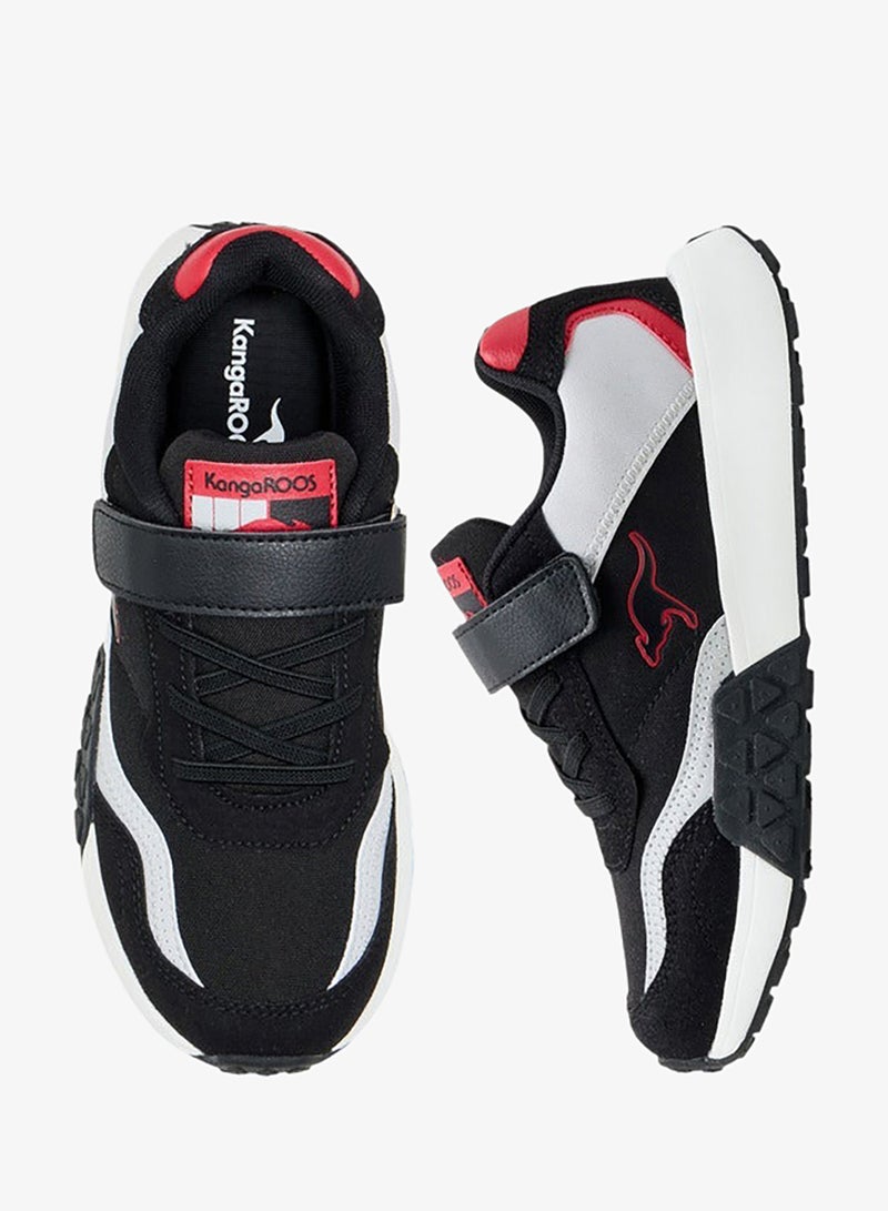 kangaROOS Boys' Colourblock Sports Shoes with Hook and Loop Closure - Image 3