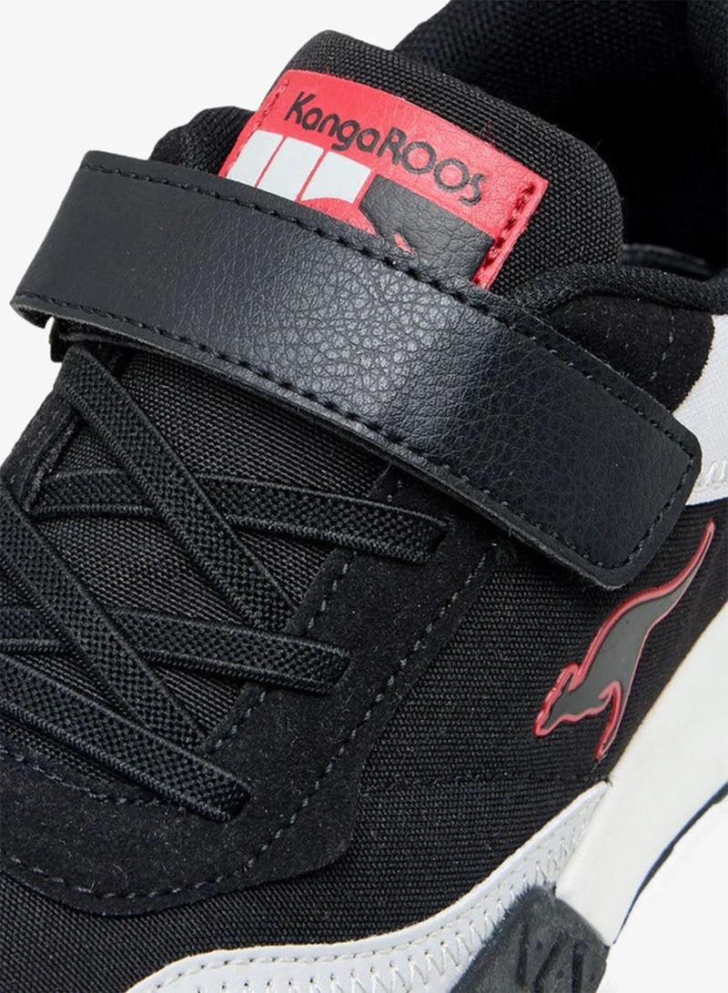 kangaROOS Boys' Colourblock Sports Shoes with Hook and Loop Closure