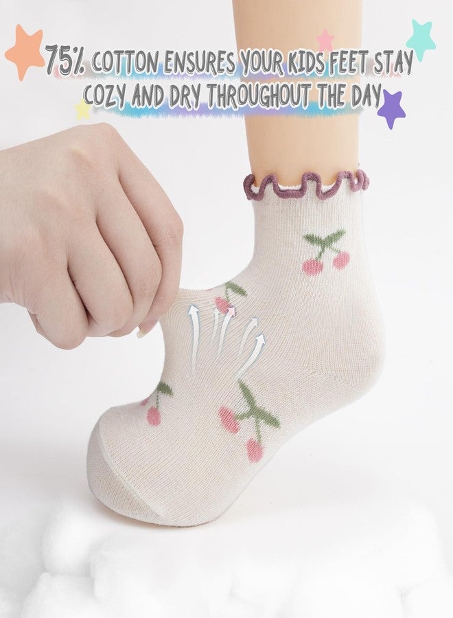 Aroveea Baby Toddle Socks Grip Non Slip Kids Boys Girls Cotton Socks 12 Pack Ankle Cute Newborn Socks 1-3T - Image 3