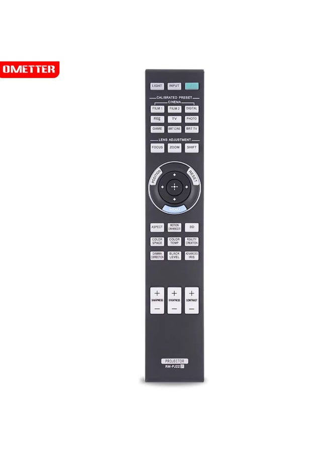 OMETTER - RM-PJ22 Remote Control Replacement RMPJ22 Replace Remote Control fit for Sony Projector VPL-GT100 VPL-VW1100 VW1100ES - Image 1