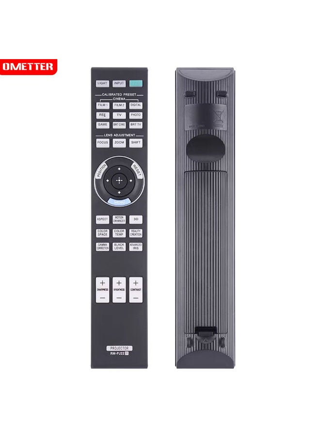 OMETTER - RM-PJ22 Remote Control Replacement RMPJ22 Replace Remote Control fit for Sony Projector VPL-GT100 VPL-VW1100 VW1100ES - Image 1