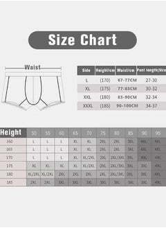 Generic Set of 4 Men's 95% Cotton Shorts Breathable Soft Underwear Summer High Stretch Seamless Underwear  - Image 4