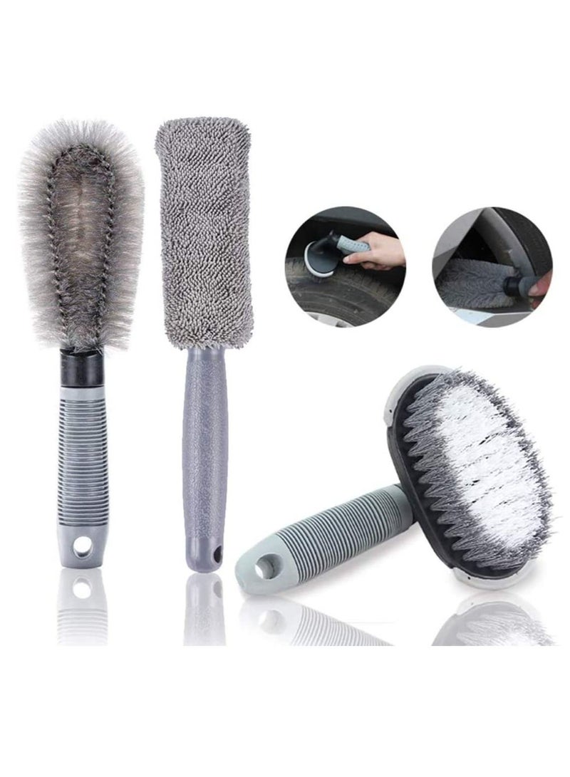SYOSI Clean World Synthetic Wool Alloy Wheel Brush, No Metal Wheel and Rim Detailing, Car Wheel, Rim Cleaning, Multipurpose Use For Wheels, Rims, Motorcycles - Image 1
