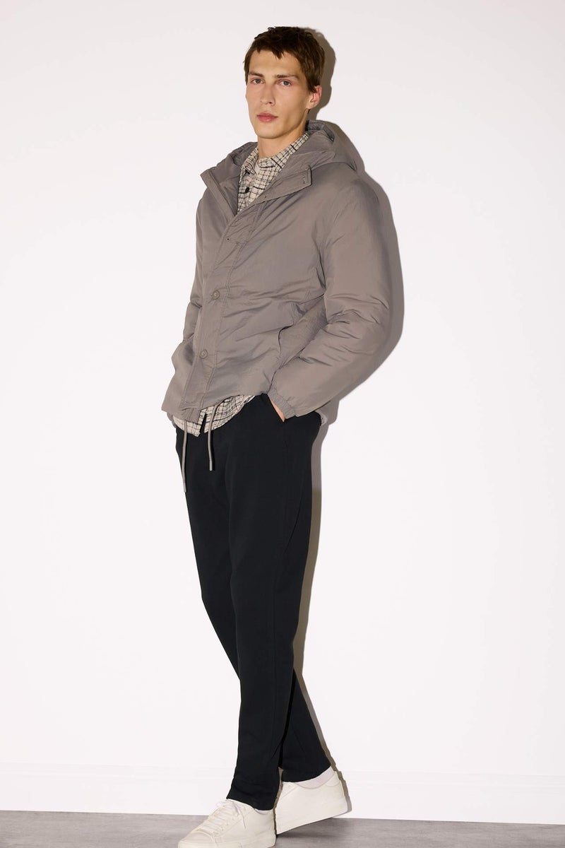 DeFacto Regular Fit Hooded Zippered Waterproof Jacket - Image 2
