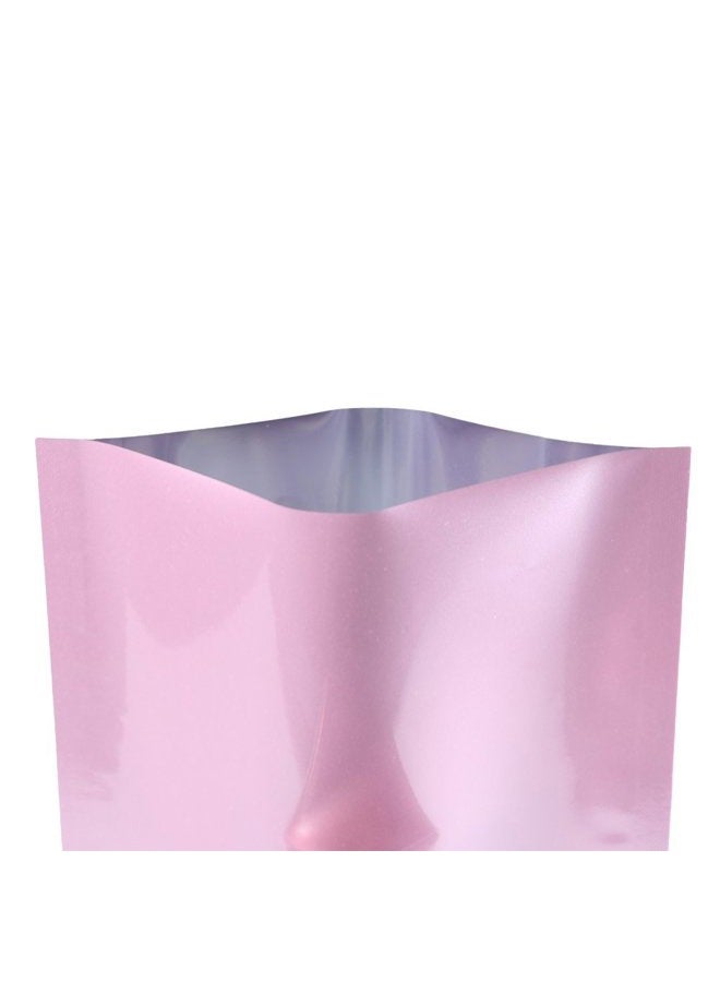 QQ Studio 100 PCS Metallic Mylar Foil Open Top Sealable Bags (6x9cm (2.3x3.5"), 100x Light Pink) - Image 3