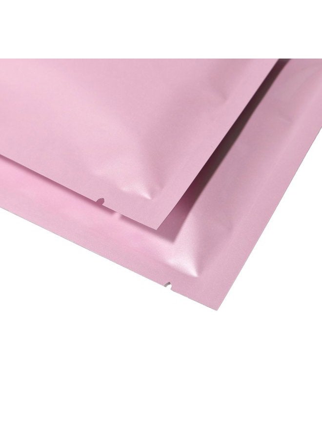 QQ Studio 100 PCS Metallic Mylar Foil Open Top Sealable Bags (6x9cm (2.3x3.5"), 100x Light Pink) - Image 4