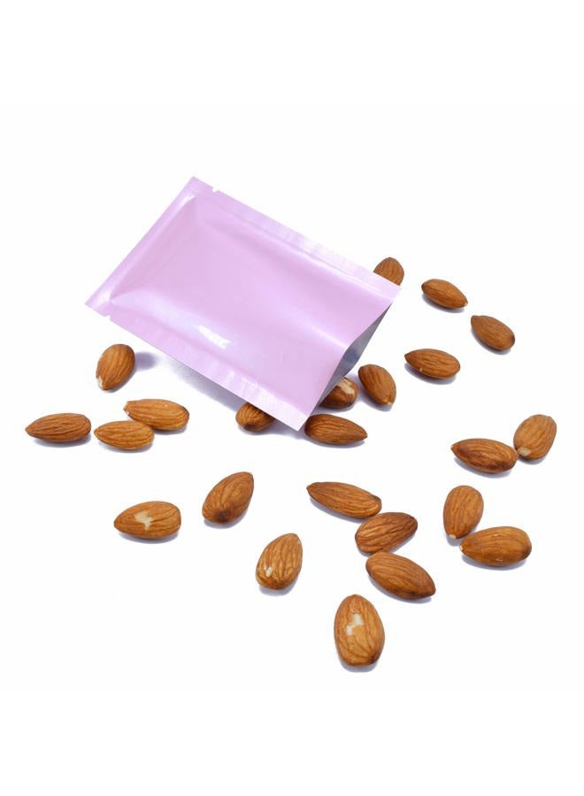 QQ Studio 100 PCS Metallic Mylar Foil Open Top Sealable Bags (6x9cm (2.3x3.5"), 100x Light Pink) - Image 2