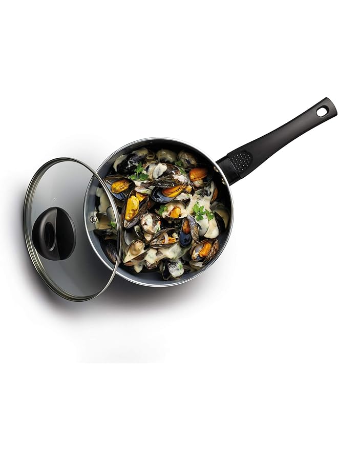 ماستر كلاس قدر طهي حثي مطلي بالسيراميك، مقاس 20 سم، مزود بغطاء - Image 2