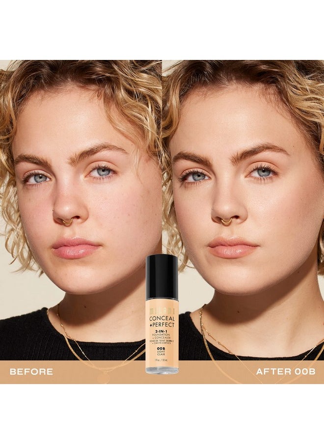MILANI - Conceal + Perfect 2-In-1 Foundation and Concealer 00B Light - Image 1