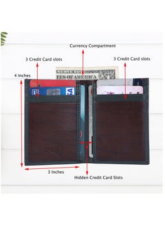 LAVERI LEATHER Laveri Genuine Leather Designer Card Holder Wallet With RFID Protection 1977L  - Image 2