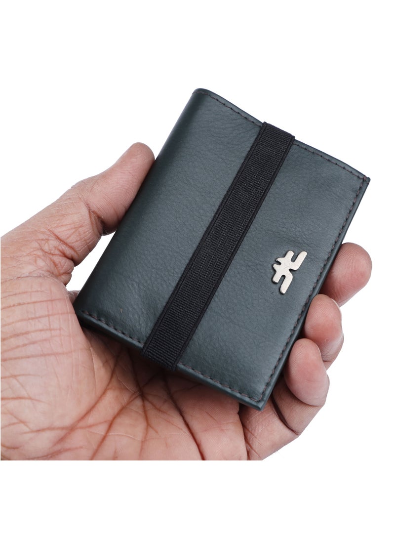 LAVERI LEATHER Laveri Genuine Leather Designer Card Holder Wallet With RFID Protection 1977L  - Image 4