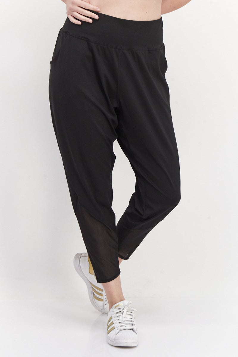 PUMA Women Sportswear Fit Plain Jogger Pants, Grey - Image 1