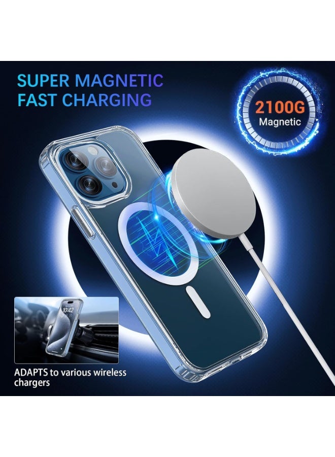 ORYXA iPhone 11 Case Clear, MagSafe Magnetic iPhone 11 Cover, Anti-Yellowing Crystal Clear Shockproof Bumper, Ultra Slim Transparent Hard PC Phone Case for Apple iPhone 11, Wireless Charging Compatible - Image 2