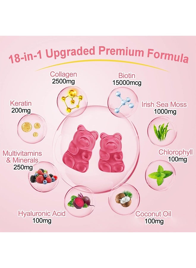Collagen Glutathione Collagen Gummies, Glutathione Collagen Glow Gummies For Dark Spot, Korea Glutathione Gummies For Women, Glutathione Collagen Glow Anti Aging  - Image 5