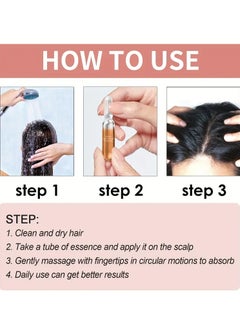 EELHOE Instant Hair Strengthen Ampoules, Dense Hair Care Serum Oil, Strengthens Hair, Make Thin Hair Look Thicker, Healthy Hair  - Image 5