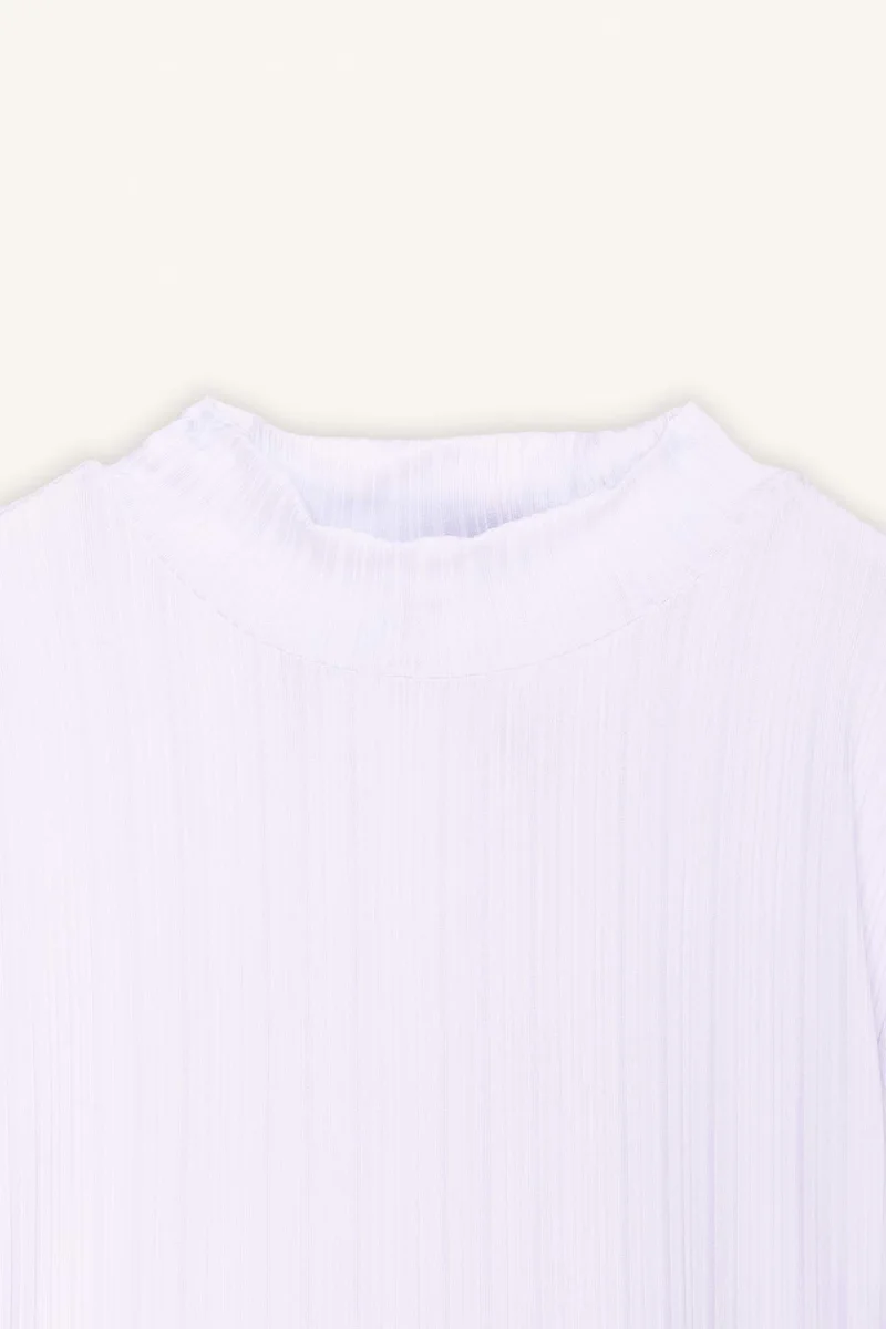 Defacto Regular Fit Half Turtleneck Ribbed Camisole T-Shirt