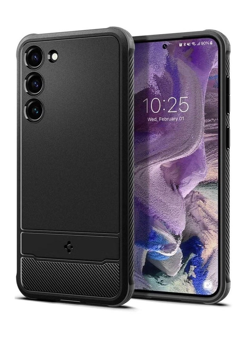 vesus Rugged Armor for Samsung Galaxy S23 Case Cover with Carbon Fiber