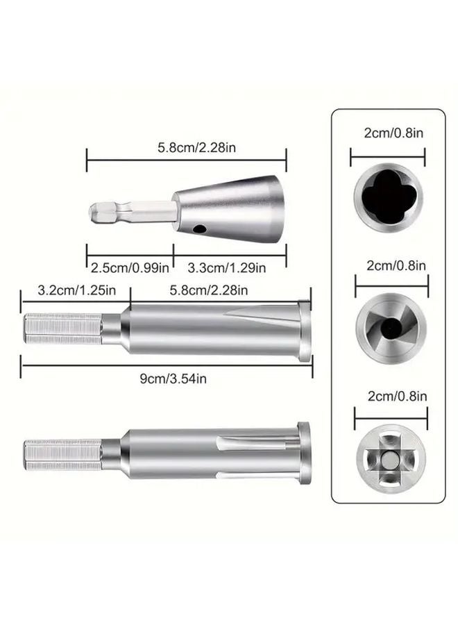 Hexagonal Handle Wire Wrapping Tool Steel Wire Stripper Twister Drill Driver Quick Cable Connector Model M - Image 4