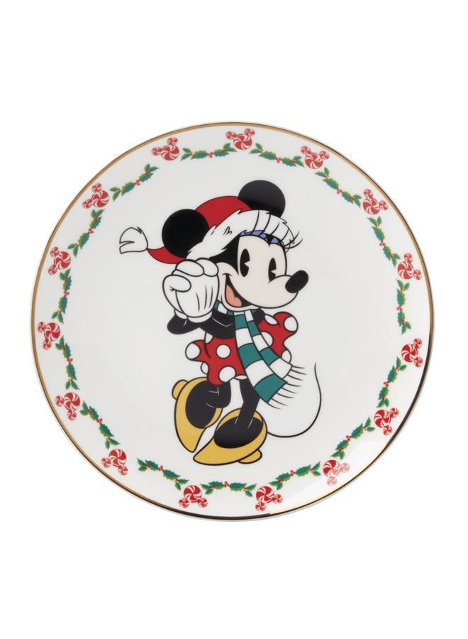 LENOX 898776 Disney Holiday 12-Piece Dessert Set, Service For 4, Christmas Dishes, Dinnerware, Plates - Image 3