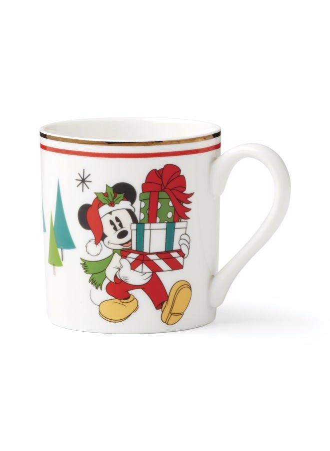 LENOX 898776 Disney Holiday 12-Piece Dessert Set, Service For 4, Christmas Dishes, Dinnerware, Plates - Image 4