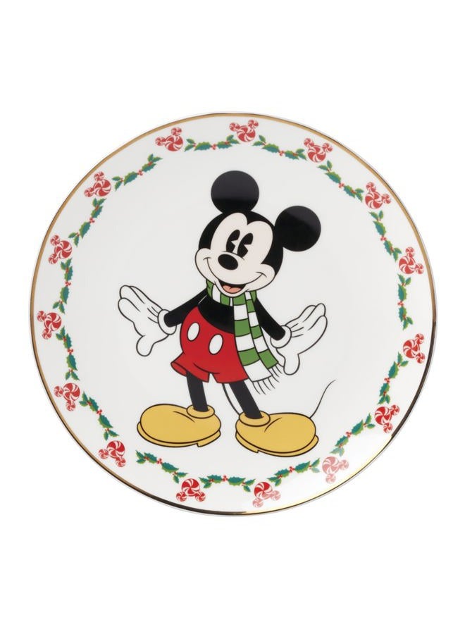LENOX 898776 Disney Holiday 12-Piece Dessert Set, Service For 4, Christmas Dishes, Dinnerware, Plates - Image 2
