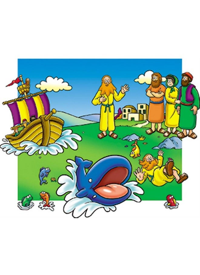 Little Folk Visuals - Beginners Bible: Jonah Precut Flannel/Felt Board Figures, 11 Pieces Set - Image 1