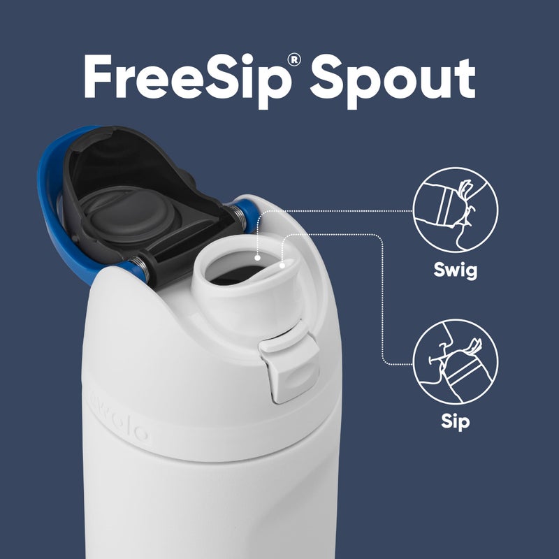 Owala Star Wars FreeSip Insulated Stainless Steel Water Bottle with Straw for Sports and Travel, BPA-Free, 24-Ounce, Stormtrooper - Image 2