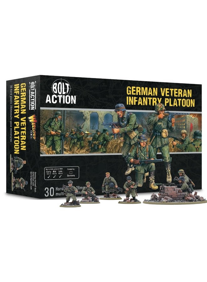 Warlord Games Bolt Action: German Veteran Infantry Platoon - Image 1