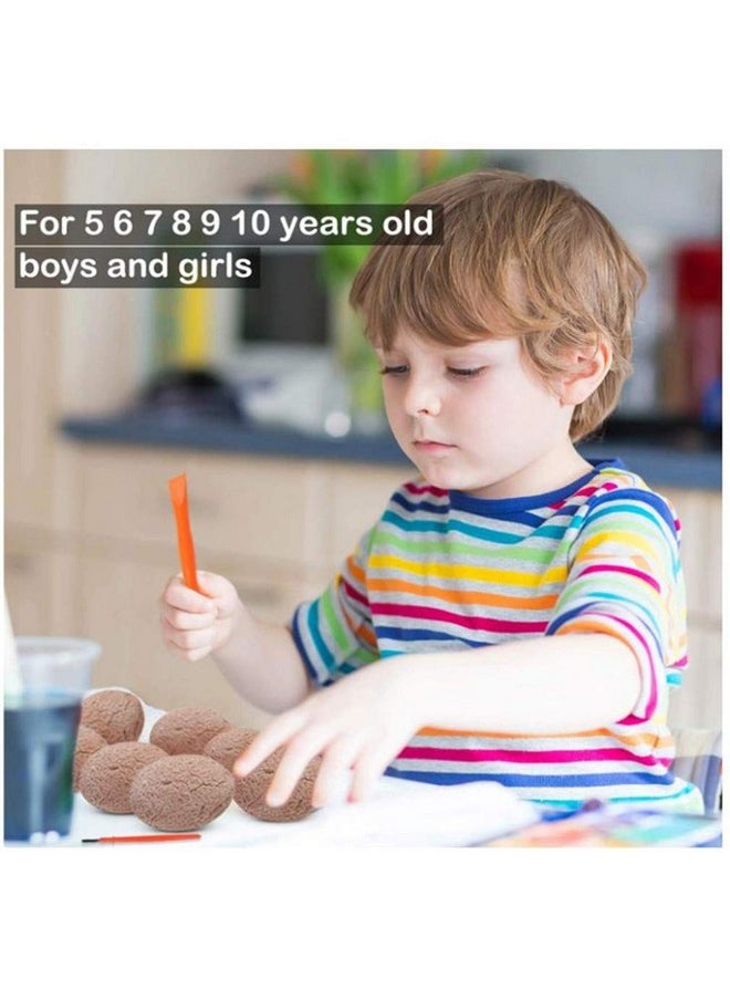 Playmate - Playmate Dinosaur Eggs 12 Pcs Dig Up Kit, 12 Pcs Dinosaur Eggs-Dig Out 12 Cute Dinosaur Toys, Fun Easter Children Gifts, Archaeology Science STEM Learning Educational Gift - Image 1