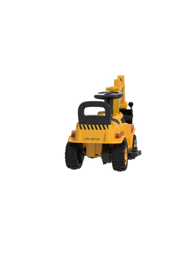 Zanaboni Electric Ride-On Car for Toddlers 19-36 Months, Excavator Toy with Operable Digger Arm, Best Gift - Image 4